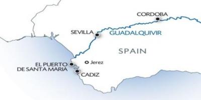 Guadalquivir نقشہ