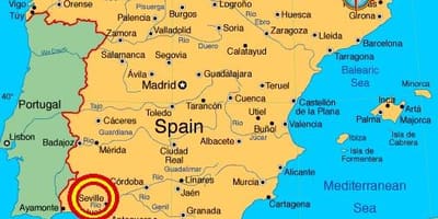سیویلا espana نقشہ