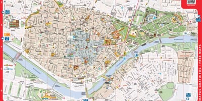 Seville کے نقشے پر