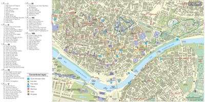 Seville کے سفر کا نقشہ