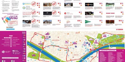 Seville ہاپ پر ہاپ آف بس کا نقشہ